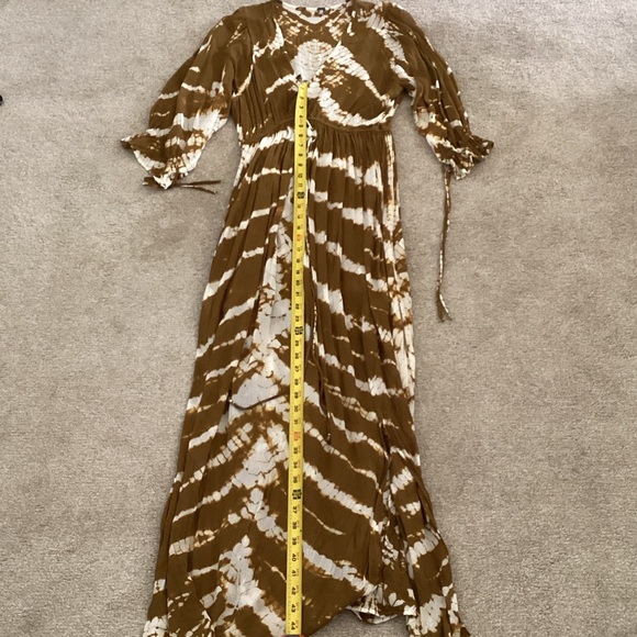 Chic Long Sleeve Tie-Dye Dress small - Picture 3 of 6